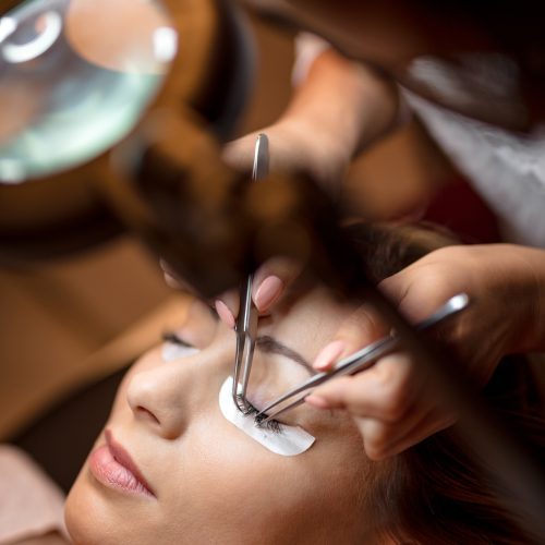 Procedure Eyelashes Extension